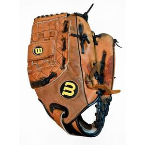 Wilson Elite A2477 Softball Glove 13" Right Hand Oversized Pocket Brown Leather